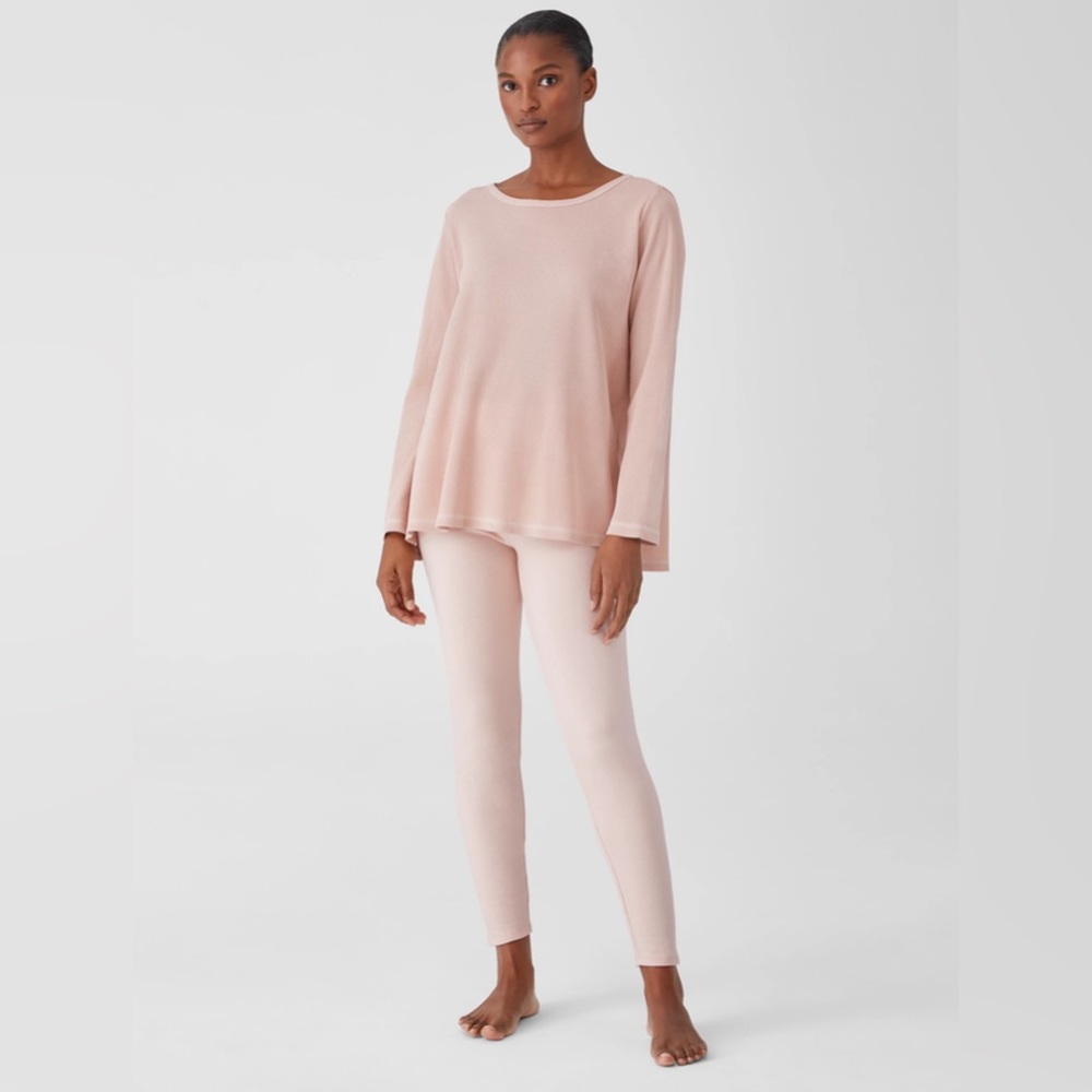 Eileen Fisher Pink Leggings - Picture 2 of 5
